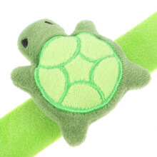 Bracelet Slap Tortue Peluche Décoratif En Coton PP
