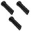 3Pièces Couvre À Main Aluminium Noir Protection Auto Élégante 3