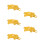 5Pièces Clips ABS Floral Sûr Types 6