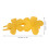 5Pièces Clips ABS Floral Sûr Types 8