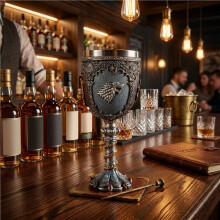 Medieval Knight Badge Beer Mug Stainless Steel Resin Viking Red Wine Glass Medieval Wine Glass Utensils Tea Set Stemware