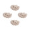 4Pièces Statue Bébé Résine Grise Mini Décor Religieux Crèche 2