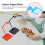 5Pièces Support Figurine Plastique Assorti, Base Pour 4