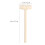 30Pièces Marteaux En Bois Mini Mallets Jouets Éducatifs Marron Clair 2