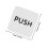 2Paires Panneaux Push Pull En Pour Porte Vitrée 2