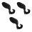 3Pièces Perruque Longue Faux Cheveux Style Chinois Qing 4