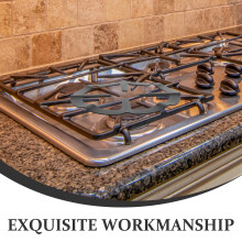 4Pièces Anneaux Réducteurs Pour Cuisinière , Support Moka Noir Inox
