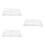3Pièces Panier Grill Acier Camping Barbecue Argenté Résistant 6