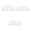 3Pièces Panier Grill Acier Camping Barbecue Argenté Résistant 7