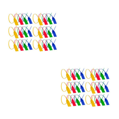 200Pièces Scellés De Plastique Auto-Bloquants Multicolores 1