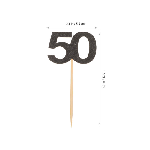 24Pièces Cake Picks En Papier Pour Décor Gâteau Dessert 1
