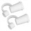 2Pièces Capuchons En Silicone Blancs Pour Antipoussière 4