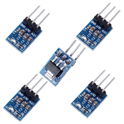 5PCS AMS1117-3.3  Voltage Regulator Step Down Power Supply Module with XH-M601Battery  Power Supply Control Board 1
