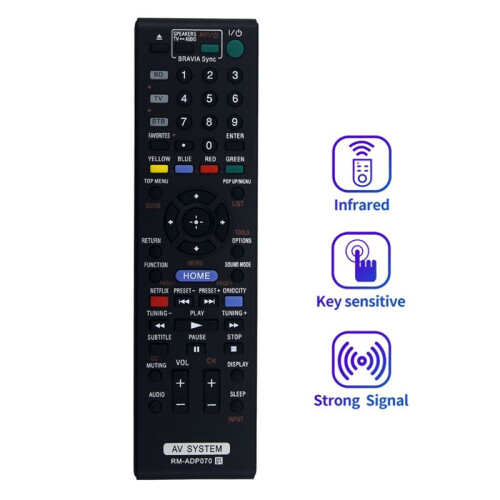 Remote Control RM-ADP070 Replace for  AV System Home Theater System HBD-E280 BDV-E980W HBD-E580 HBDE280 BDVE980W 2