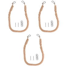 3Pièces Porte-Serviettes Mural Khaki Déco Maison