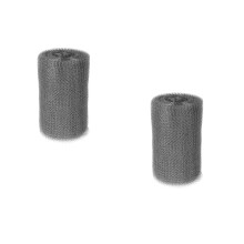 2Rouleaux Filet Inox Robuste Bouchon Trous Grillage Argenté