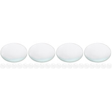 20Pièces Lentilles Doubles Convexes Verre Transparent Pour Laboratoire