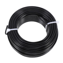 1Rouleau Fil Alu Noir Malléable Pour Perlage Sculpture