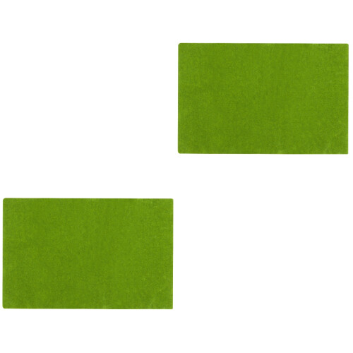 2Pièces De Gazon Faux Vert Pour Décor Modèles DIY