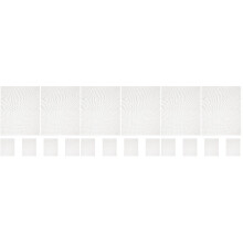 18Pièces Grille Métallique Argentée Pour Réparation Pare-Chocs Soudure