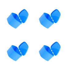 4Pièces Boîtes De Rangement Plastique Pour Appareils Dents