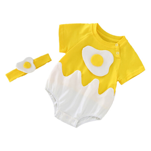 2Pièces Combinaison Été Bébé Respirant Style Adorable