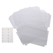 30Pièces Protège-Livres Plastique Transparent Pour Étudiants