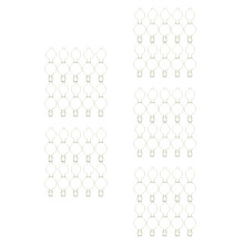 50Pièces Fermoirs En Fil Métallique - Accessoires Bocaux Cuisine