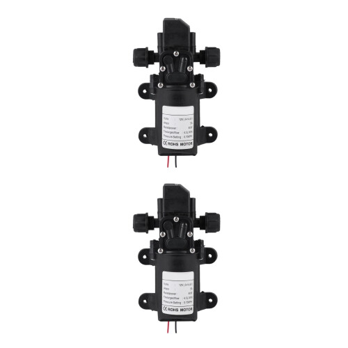 2Pièces À Membrane Auto-Amorçante Noire Pour Aquarium