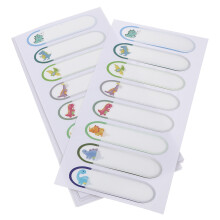 10Feuilles Stickers Bouteilles Décoratifs En Synthétique Coloré