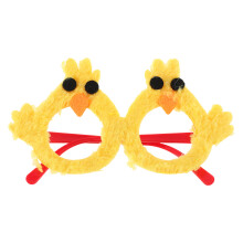 Lunettes De Pâques Jaunes En Poulet Pour Enfants