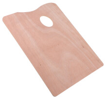 Palette Peinture Bois Avec Trou Pouce Pour Huile Gouache