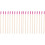 100Pièces Bâtonnets Ponçage Bois Plastique Double Face Rosés 1