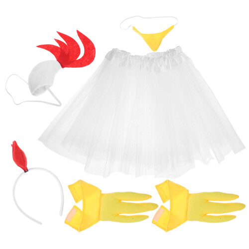1Ensemble Bandeau Pâques Poulet Coloré Tutu Costume