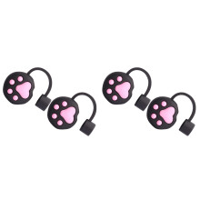 4Pièces Couvre- Silicone Noir, Protège- Étanche
