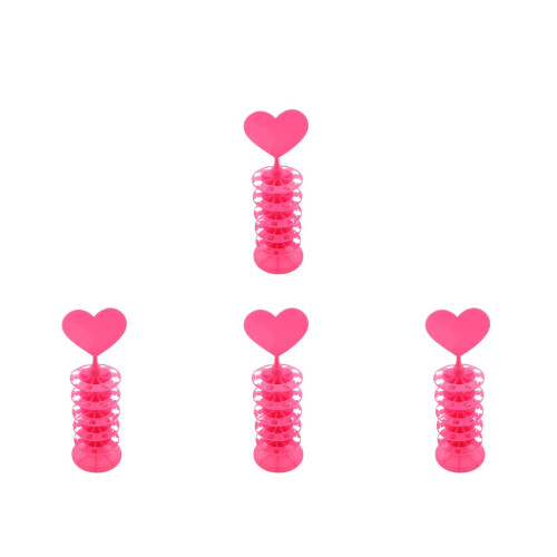 4Pièces Support Lollipops Rose Réglable Pour Événements Festifs