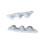 For  Outlander 2010-2013 Upper Right & Left Side Front Bumper Bracket 6400C455 6400C456 3