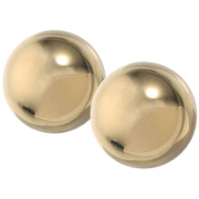 2Pièces Boules D'exercice Main En Laiton Décoratives Solides