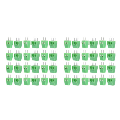 100Pièces Connecteur Terminal Vert Cpv+ Cuivre Pour Électronique