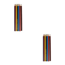 2Pièces Crayons De Couleur Bois Assortis Pour Enfants