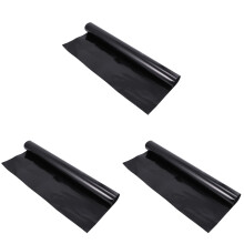 3Pièces Film Fenêtre Opaque Noir Adhésif Protection Uv Bureau Maison