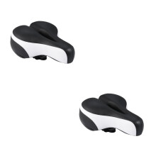2Pièces Blanche Épaisse Gel Ventilée Résistante Cyclisme