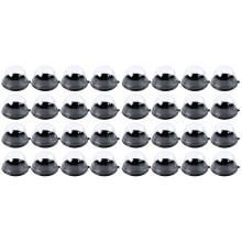 400Pièces Boîtes À En Noir Couvercle Transparent