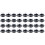400Pièces Boîtes À En Noir Couvercle Transparent 1