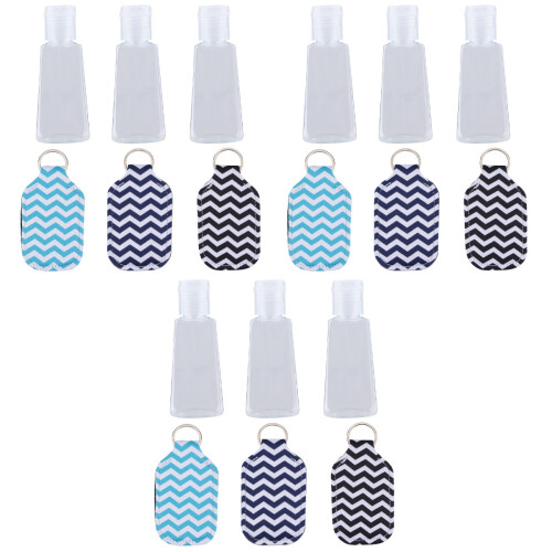 18Pièces Étuis Pour Flacons Désinfectant Assortis -