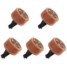 5Pièces Clip Diffuseur Bois Aluminium Déco Fraîcheur Naturelle
