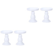 4Pièces Plateau Gâteaux Rond Pour Exposition