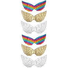 6Pièces Ailes Licorne Stylées Accessoires Costume Chic Et