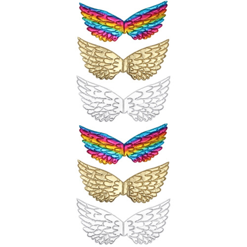 6Pièces Ailes Licorne Stylées Accessoires Costume Chic Et