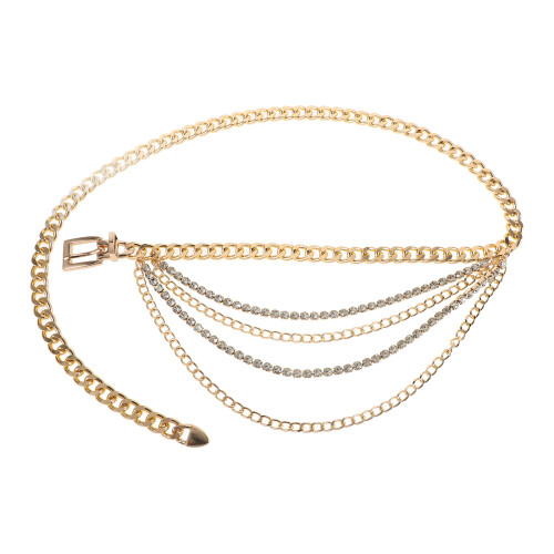 1Chaîne De Taille En Métal Brillante Et Durable